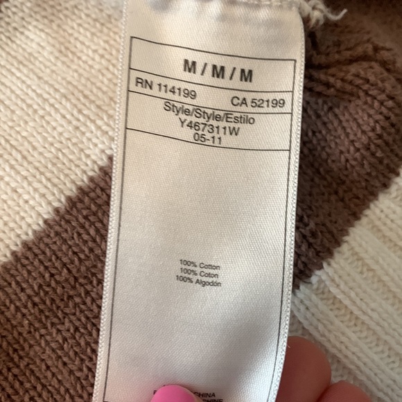 Roxy stripes long open front sweater - Picture 5 of 5